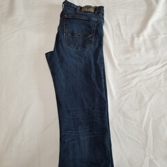 Wrangler Slim-Straight Blue Jeans - Picture 3 of 5